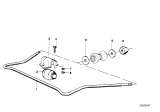 Diagram for 1983 BMW 320i Sway Bar Bushing - 31351115866