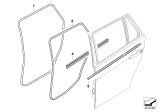 Diagram for 2011 BMW 328i Weather Strip - 51357140733