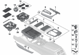 Diagram for BMW 750i Cup Holder - 51169384369