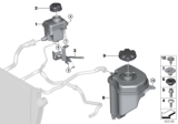Diagram for 2011 BMW X6 M Coolant Reservoir - 17138621092