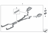 Diagram for 2017 BMW M6 Exhaust Resonator - 18302351490