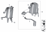 Diagram for 2012 BMW X5 Vapor Canister - 16117164407