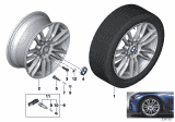Diagram for BMW 340i Alloy Wheels - 36117850020