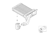 Diagram for 2001 BMW Z3 M Heater Core - 64118398842