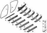 Diagram for 2015 BMW 528i xDrive Weather Strip - 51727278503