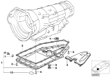 Diagram for 2000 BMW 750iL Transmission Pan - 24111422146