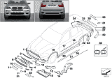 Diagram for BMW X6 Parking Assist Distance Sensor - 66202180147