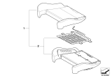 Diagram for 2013 BMW X5 Seat Cushion Pad - 52107247502