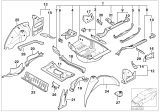 Diagram for BMW 760i Floor Pan - 41127044061