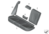 Diagram for 2020 BMW X6 Seat Cushion Pad - 52207994690