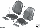 Diagram for 2020 BMW X3 Seat Cushion Pad - 52106994375