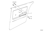 Diagram for 1985 BMW 325e Door Armrest - 51421916545