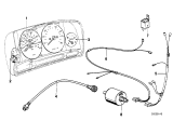 Diagram for BMW 530i Speedometer - 62121362866