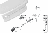 Diagram for 2018 BMW 540d xDrive Trunk Latch - 51247383283