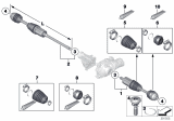 Diagram for 2015 BMW 328i GT xDrive Axle Shaft - 31607597694