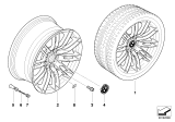 Diagram for 2011 BMW M3 Alloy Wheels - 36102283750