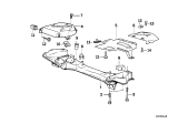 Diagram for BMW 840Ci Front Cross-Member - 31111139662