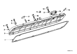 Diagram for BMW 633CSi Valve Cover Gasket - 11121730231