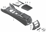 Diagram for 2017 BMW 750i xDrive Center Console Base - 51167989899