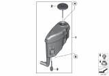 Diagram for BMW 650i xDrive Power Steering Reservoir - 32416799590