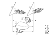 Diagram for BMW Z4 Side View Mirrors - 51167189739