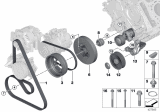 Diagram for BMW 550i GT xDrive A/C Idler Pulley - 11287549873