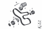 Diagram for BMW ActiveHybrid 5 Drive Belt - 11287604937