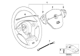 Diagram for 2001 BMW 525i Steering Wheel - 32342229102