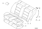 Diagram for 2003 BMW 325xi Seat Cushion Pad - 52208214941