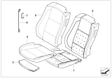 Diagram for 2007 BMW 650i Seat Cushion Pad - 52109142378