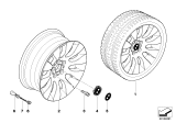 Diagram for BMW 760i Alloy Wheels - 36116753237