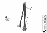 Diagram for 2019 BMW X7 Seat Belt - 72117497857