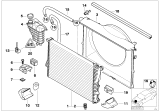 Diagram for 2002 BMW M5 Fan Shroud - 17112228894