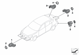 Diagram for BMW M5 Parking Assist Distance Sensor - 66209233042