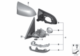 Diagram for 2016 BMW X5 Mirror Cover - 51167362971