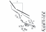 Diagram for 2015 BMW X6 Wiper Blade - 61610039697