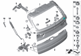 Diagram for 2015 BMW X5 Door Hinge - 41007378126