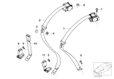 Diagram for 2003 BMW 745i Seat Belt - 72117007525