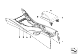 Diagram for 2012 BMW M3 Center Console Base - 51167979202