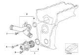 Diagram for 1997 BMW Z3 Thermostat - 11531743017