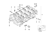 Diagram for 1997 BMW 318ti Cylinder Head - 11121433913