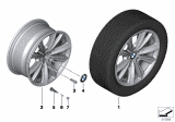 Diagram for 2014 BMW 535d xDrive Alloy Wheels - 36116780720