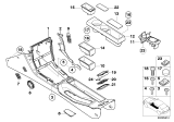 Diagram for BMW Z3 Center Console Base - 51168407217