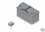 Diagram for BMW 535d Batteries - 61217628740