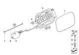 Diagram for 2008 BMW X3 Door Lock Actuator - 67116987634