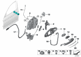 Diagram for BMW 540i xDrive Door Lock Cylinder - 51219881774