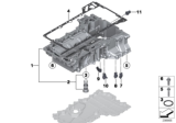 Diagram for BMW 550i GT xDrive Oil Pan - 11137621071