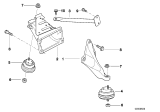 Diagram for BMW 525i Engine Mount Bracket - 22116752648