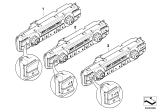 Diagram for 2014 BMW X6 Blower Control Switches - 64119178065