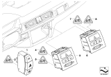 Diagram for BMW 325xi Hazard Warning Switches - 61316945653